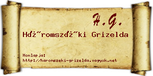 Háromszéki Grizelda névjegykártya